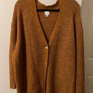 Never worn before orange cardigan